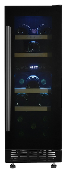 Винный шкаф Zugel ZCWI170DB черный