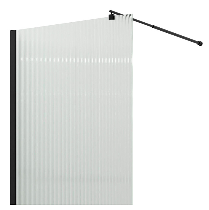 Душевое ограждение Wasserkraft Rur 30W39MB-FL 2000х900 мм черный