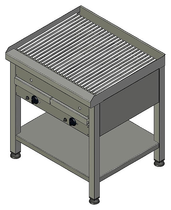 Гриль газовый лавовый Вулкан BPD 02 «Кос»