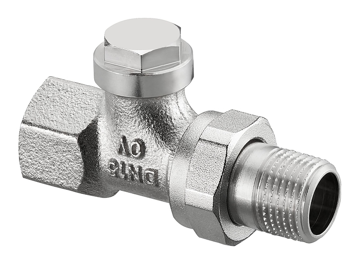 Вентиль запорный прямой Oventrop Combi 4 1090762, ДУ 15, PN 10, Rp 1/2