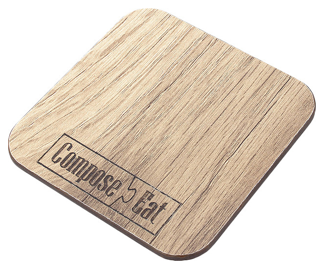 Подставка под кружку ComposeEat PGS962094OA4 10х10х4 см дуб натуральный