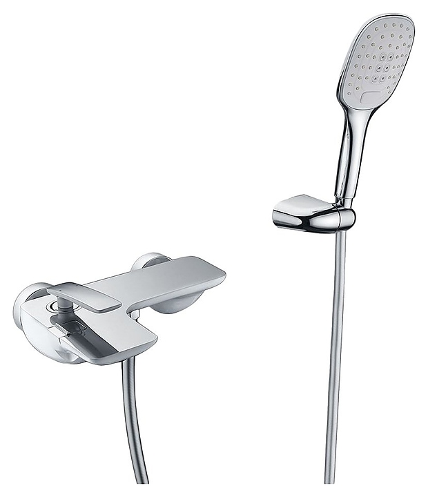 Смеситель для ванны с душем TIMO Helmi 4014/00-16Y хром, белый