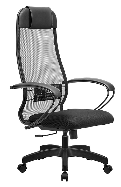 Кресло Метта Комплект 11 (MPRU)/подл.130/осн.001, черное