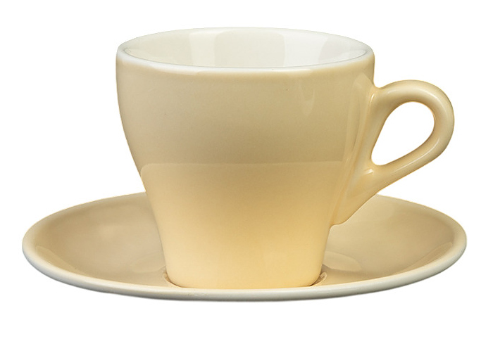 Кофейная пара Китай Corone Gusto 389/389 180 мл, кремовый