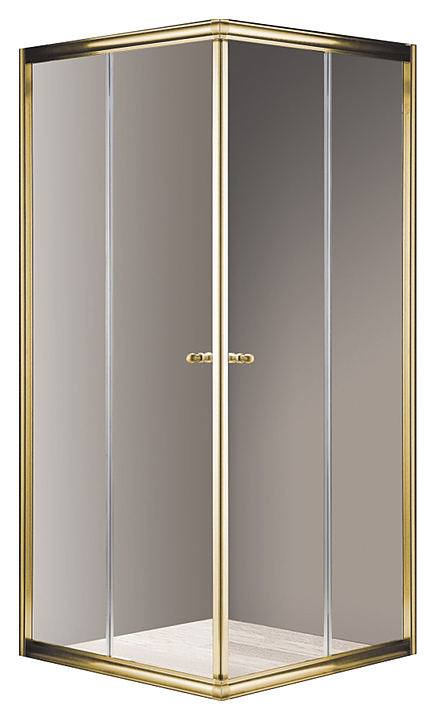 Уголок душевой CEZARES GIUBILEO-A-2-100-SCORREVOLE-C-G 100х100х195 см