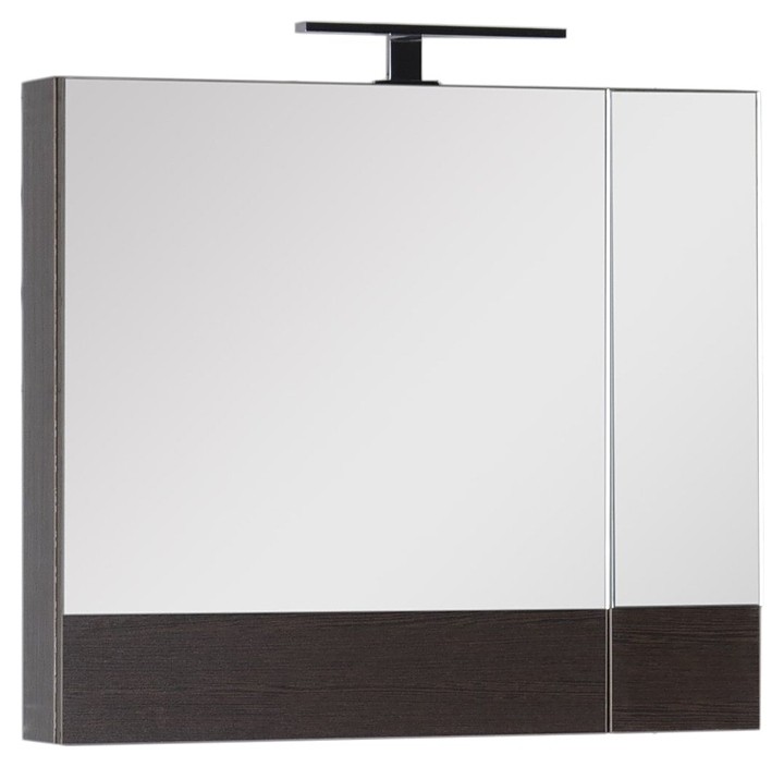 Шкаф зеркальный Aquanet Нота 75 венге