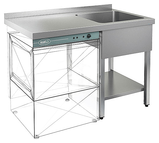 Ванна моечная КОБОР ВМЦФР/1-120/70 П/ПММ