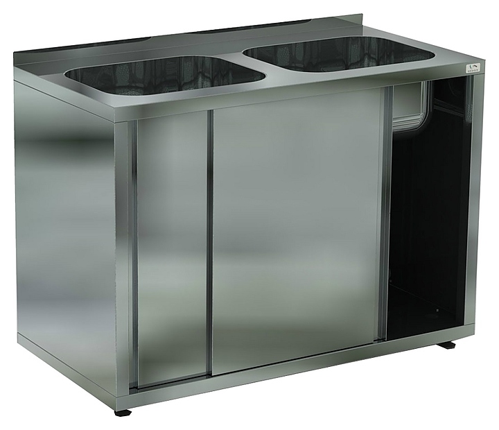 Ванна моечная КОБОР ВМЦЗ/2-120/60