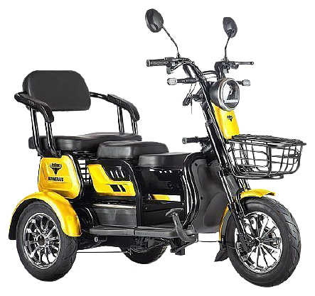 Трицикл Rutrike Бумеранг желтый