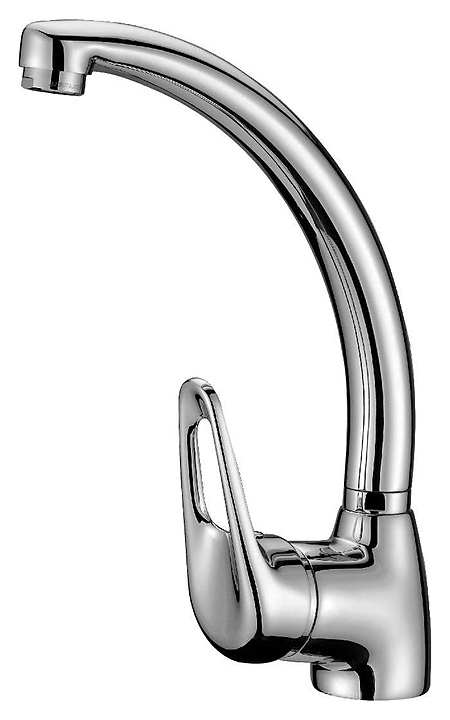 Смеситель для кухни LEMARK Luna LM4105C с высоким поворотным изливом, хром