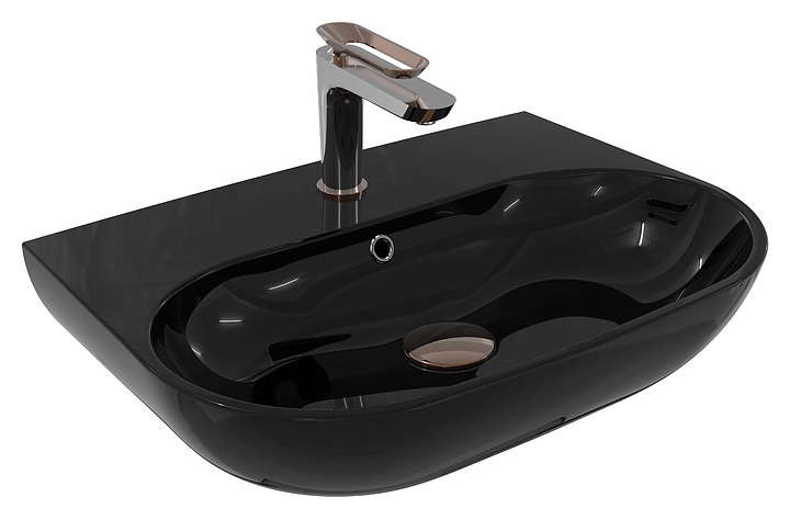 Раковина накладная Bien Vokha MDLS05501FD1B9000 55х42 см черная