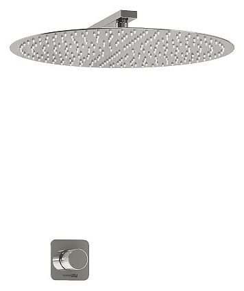 Встраиваемый комплект для душа Wasserkraft Mosel 4600 A4651.090.117 хром, никель