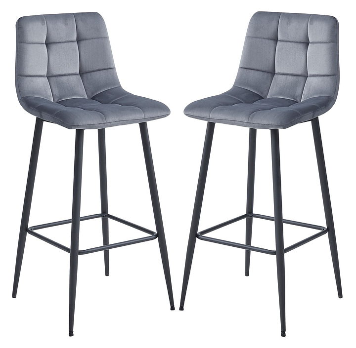 Стул барный Hesby Balance Fusion серый 2 шт.