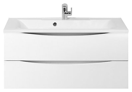 Тумба под раковину BelBagno MARINO-1000-2C-SO-BL-P белый глянцевый