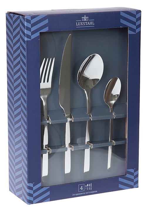 Набор столовых приборов Luxstahl Tokio 24 шт. на 6 персон
