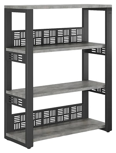 Стеллаж открытый КОБОР ST3-140/36 black/chicago