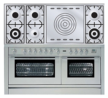 Духовка с варочной панелью ILVE PW-150S-MP