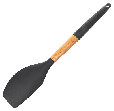 Лопатка Luxstahl 32х6см. дерево, силикон [3803724, 9877251]