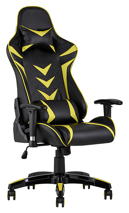 Кресло игровое TopChairs Corvette желтое