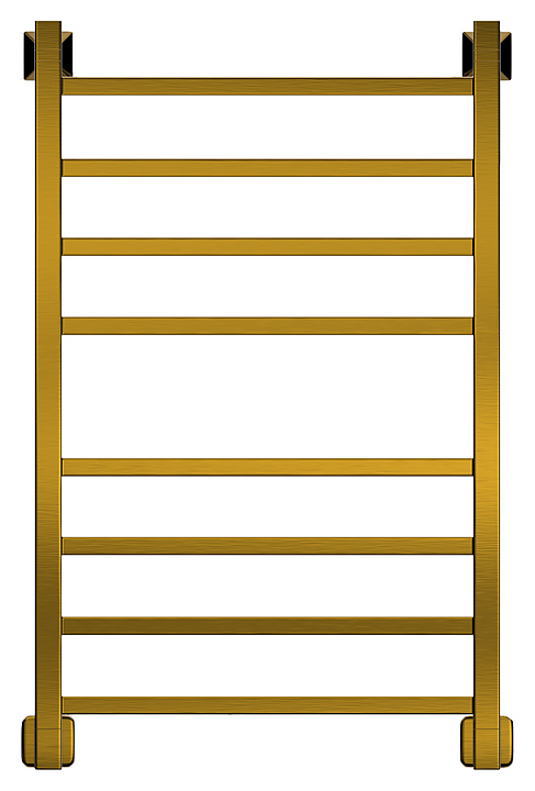 Полотенцесушитель водяной Двин 4656754419382 L Plaza 80/50 К3, состаренная бронза