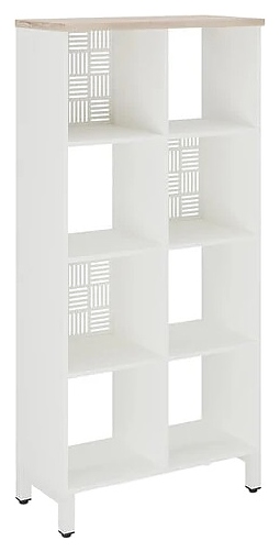 Стеллажная система КОБОР SQ-4X2 white/natural