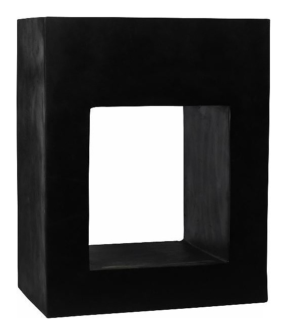 Кашпо Pottery Pots Hole (80х49,5х100 см) черное матовое