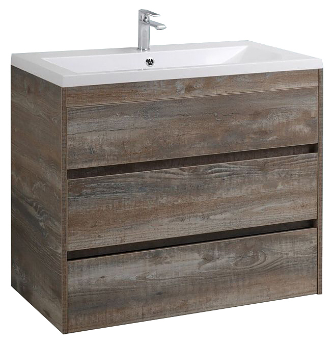 Тумба под раковину Art&Max Family-900-3C-PIA-PE бетон экзотик