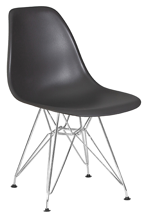 Стул обеденный DOBRIN 638APP-LMZL DSR (темно-серый, хром)