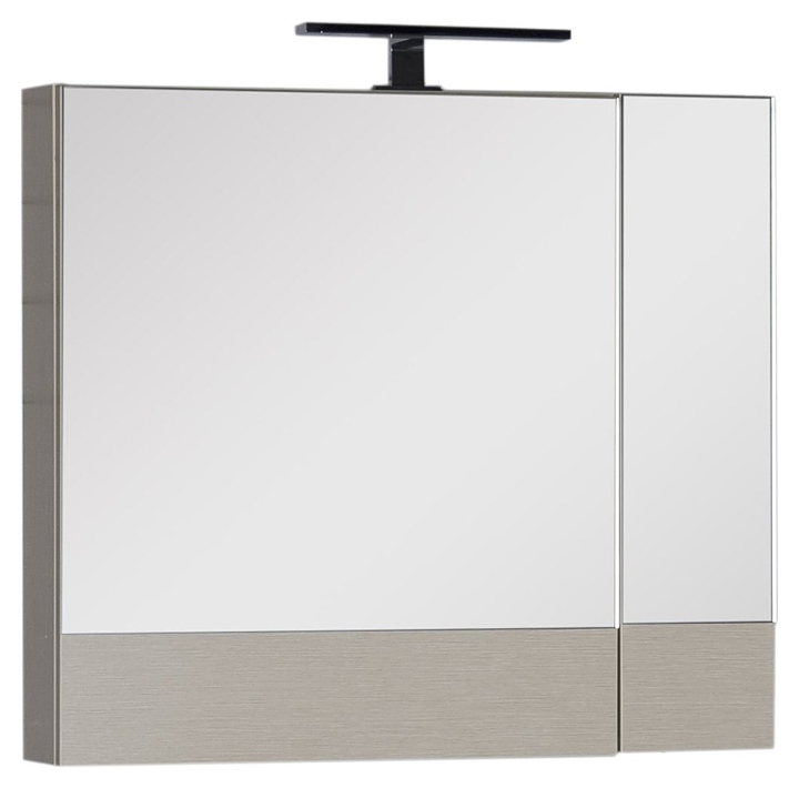 Шкаф зеркальный Aquanet Нота 75 светлый дуб