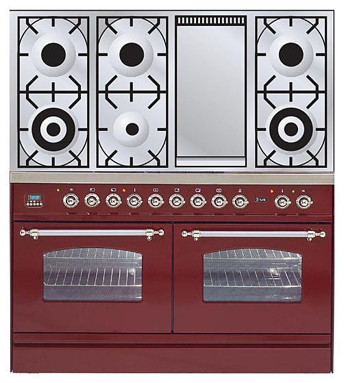 Газовая плита с духовым шкафом ILVE PDN-120F-MP