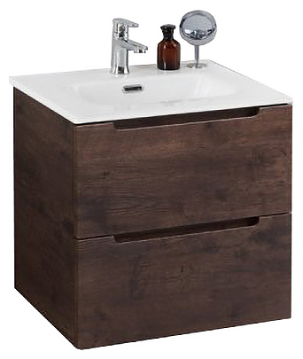 Тумба под раковину BelBagno ETNA39-500/390-2C-SO-RW-P темное дерево