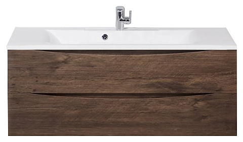 Тумба под раковину BelBagno MARINO-1200-2C-SO-RW-P темное дерево