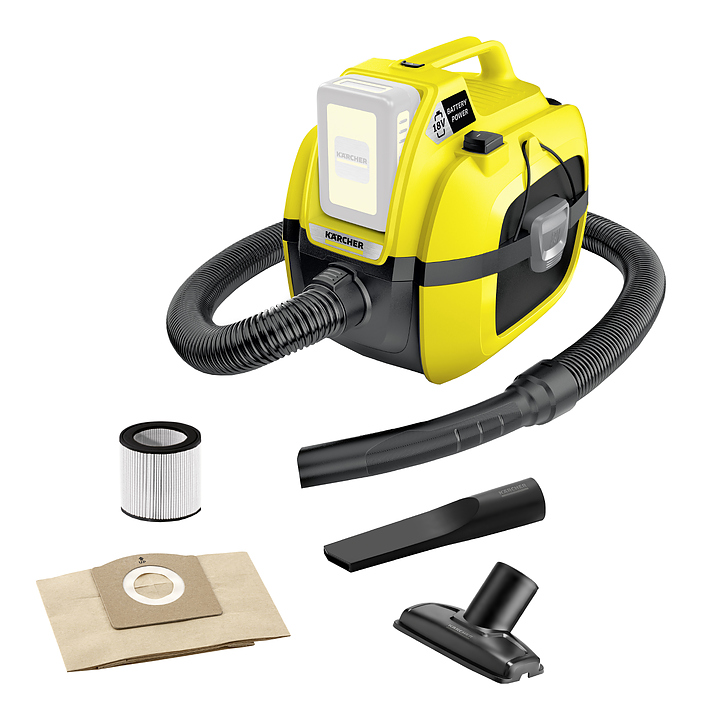 Пылесос хозяйственный Karcher WD 1 COMPACT BATTERY