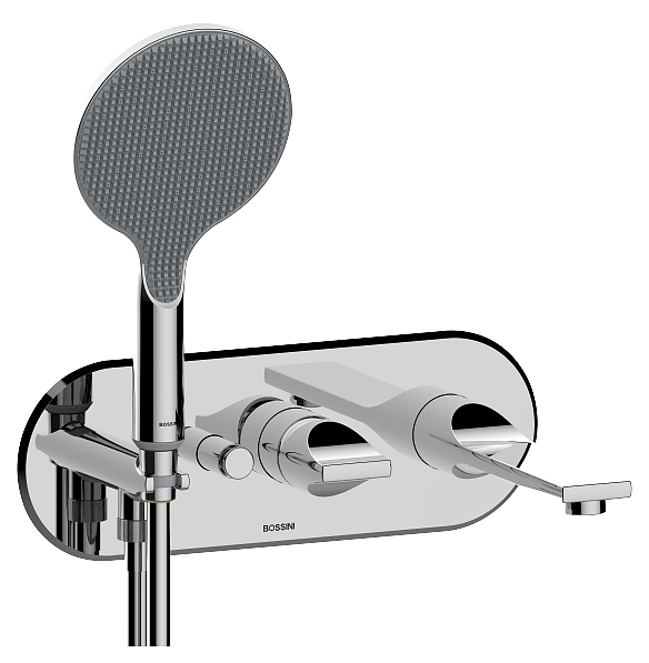 Смеситель для ванны встраиваемый Bossini Apice Z00557.030 с гарнитуром