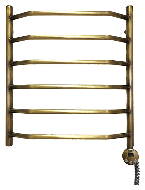 Полотенцесушитель электрический Domoterm Лаура П6 50x60 см ER АБР, правый, античная бронза