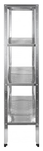 Стеллаж кухонный Luxstahl СРП-1800х600х500 с перфорированными полками