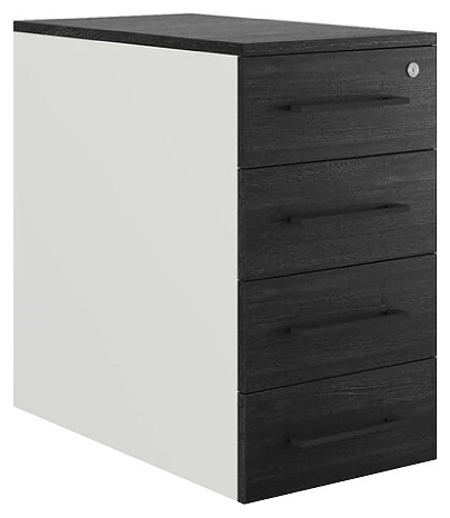 Тумба приставная КОБОР TS4-40/70 white/wood