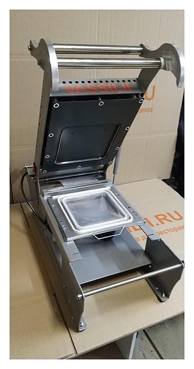 Запайщик лотков VASSILII Контур № 2276 c контурной обрезкой пленки для контейнера 162х162 мм*1