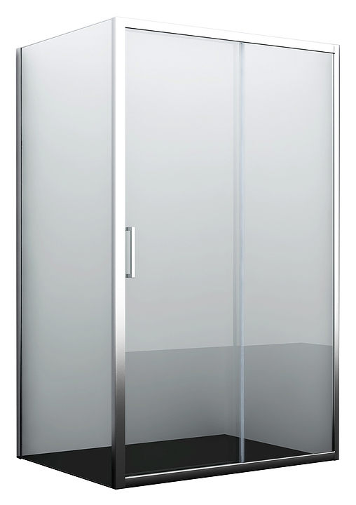 Уголок душевой Wasserkraft Main 41S34 130х100 см, серебристый профиль