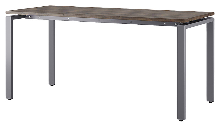 Стол офисный КОБОР P-100/60 graphite/charlston