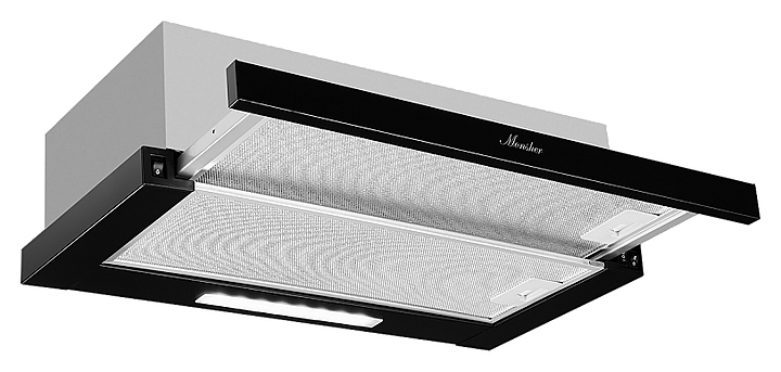 Вытяжка Monsher LAUTREC 60 Noir Verre