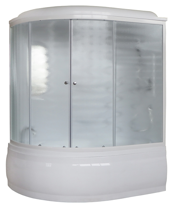 Душевая кабина с гидромассажем Royal Bath RB140ALP-C-R правая 140х95 см