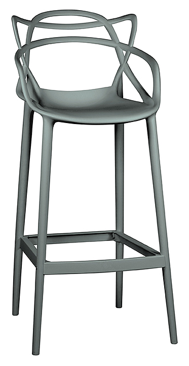 Стул барный DOBRIN 601CPP-LMZL MASTERS BAR (темно-серый) 4 шт.