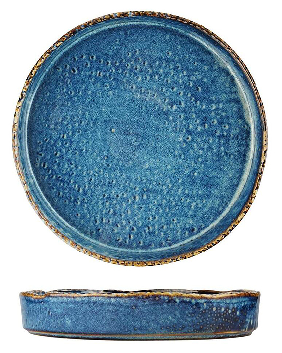 Тарелка с бортом P.L. Proff Cuisine Aqua Blue 81222277 26 см