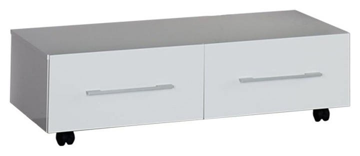 Тумба подкатная Aquanet Верона 100 белая, 2 ящика