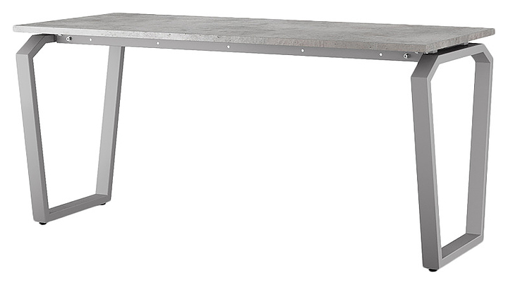 Стол офисный КОБОР TB-180/80 aluminum/chicago