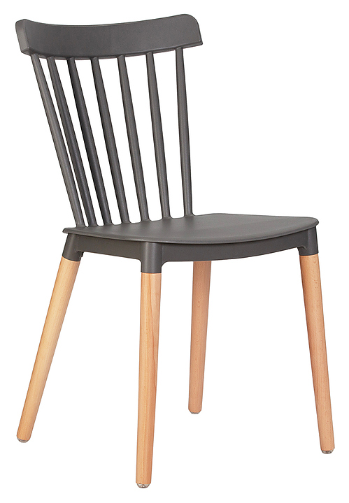 Стул обеденный DOBRIN 687PP-LMZL THEO (темно-серый)