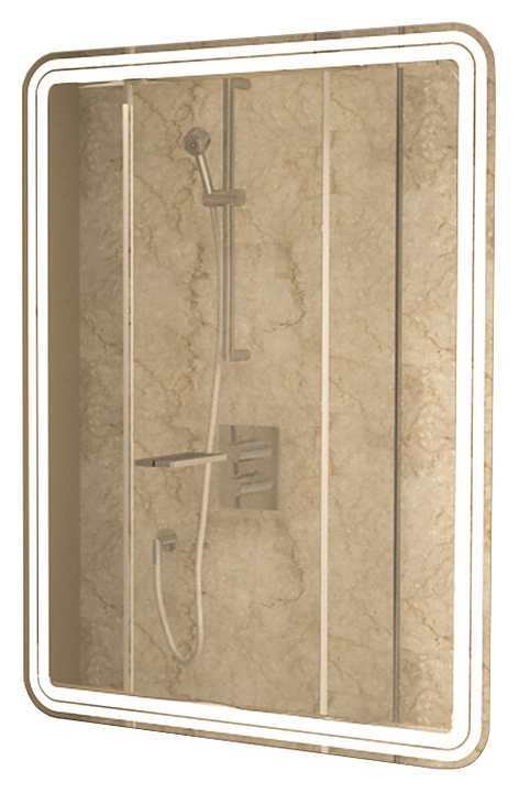 Зеркало Art&Max Tito AM-Tit-700-800-DS-F 70х80 см, с подсветкой