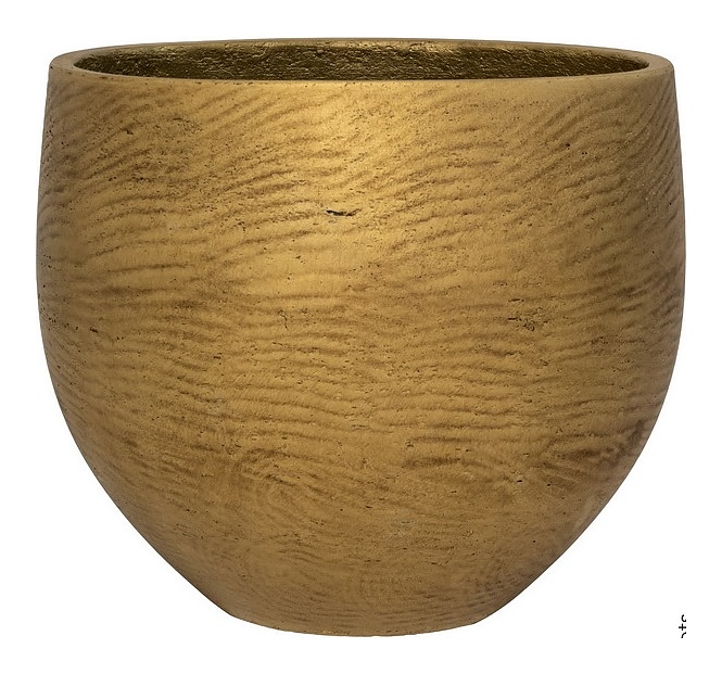 Кашпо Pottery Pots Mini ORB (32х28 см) золотой металлик