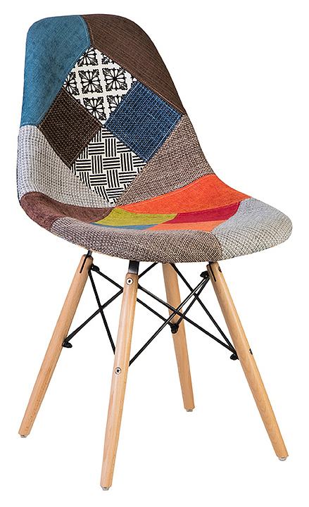 Стул обеденный DOBRIN 638PP-LMZL DSW (мозаика, светлый бук)